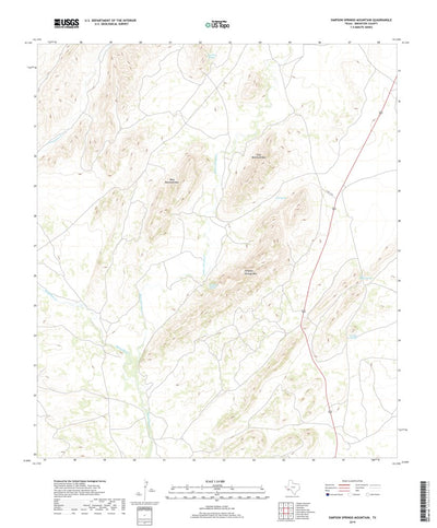 Simpson Springs Mountain, TX (2019, 24000-Scale) Preview 1