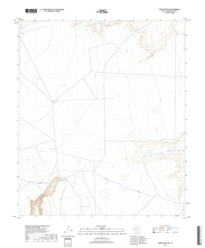 Tepee Butte SW, TX (2019, 24000-Scale) Preview 1