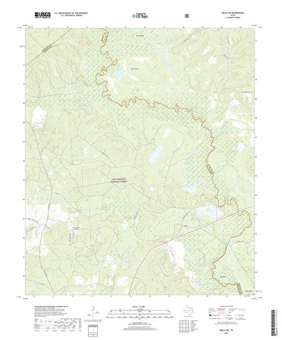 Wells SW, TX (2019, 24000-Scale) Preview 1