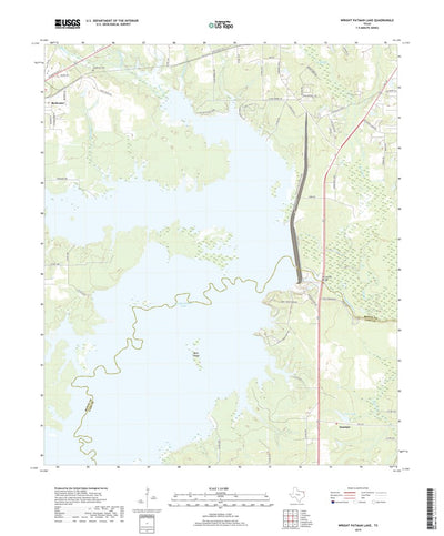 Wright Patman Lake, TX (2019, 24000-Scale) Preview 1