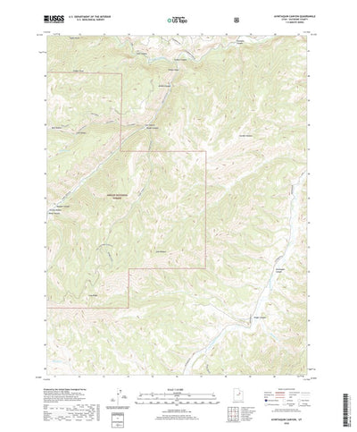Avintaquin Canyon, UT (2020, 24000-Scale) Preview 1