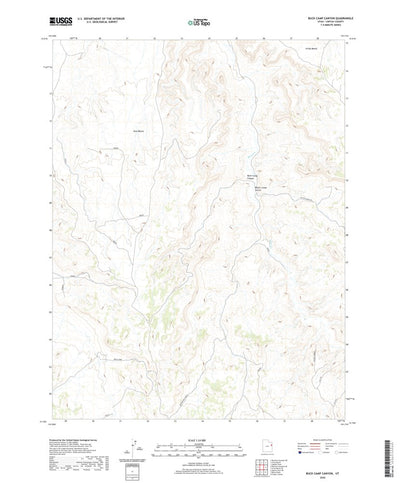 Buck Camp Canyon, UT (2020, 24000-Scale) Preview 1