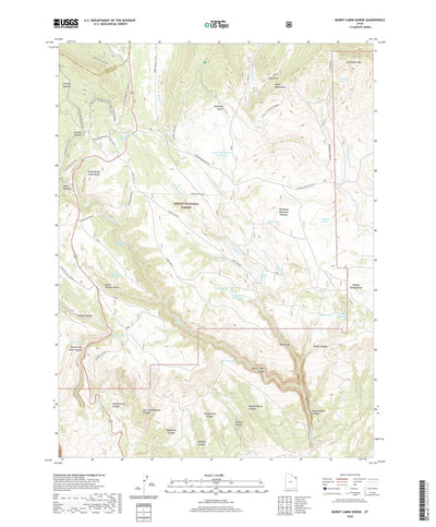 Burnt Cabin Gorge, UT (2020, 24000-Scale) Preview 1