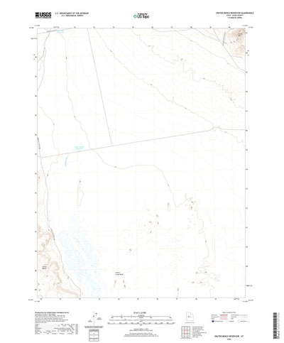 Crater Bench Reservoir, UT (2020, 24000-Scale) Preview 1