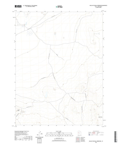 Hole-in-the-Wall Reservoir, UT (2020, 24000-Scale) Preview 1