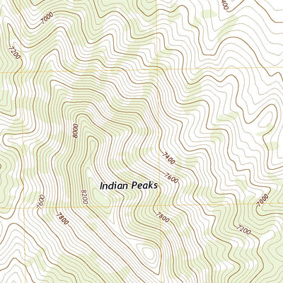 Indian Peaks, UT (2020, 24000-Scale) Preview 3