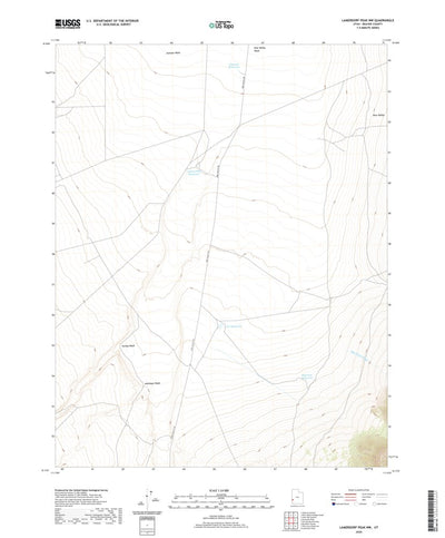 Lamerdorf Peak NW, UT (2020, 24000-Scale) Preview 1