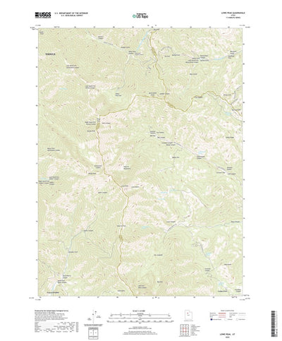 Lowe Peak, UT (2020, 24000-Scale) Preview 1