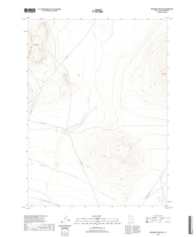 Monument Peak SW, UT (2020, 24000-Scale) Preview 1