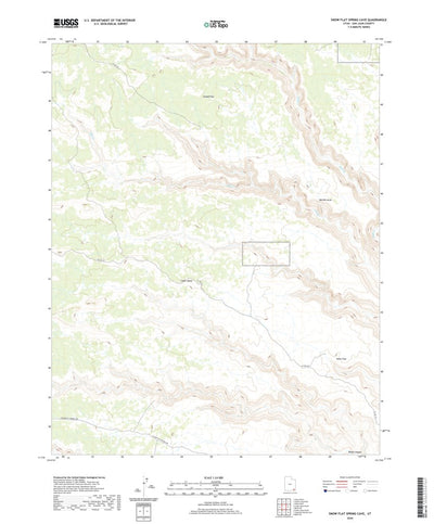Snow Flat Spring Cave, UT (2020, 24000-Scale) Preview 1