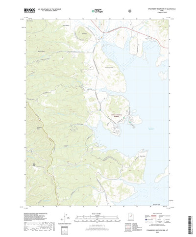 Strawberry Reservoir NW, UT (2020, 24000-Scale) Preview 1