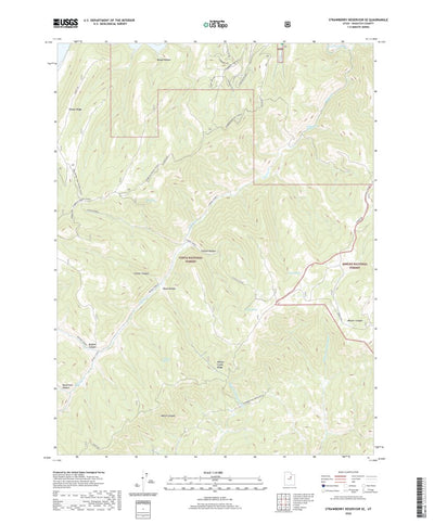Strawberry Reservoir SE, UT (2020, 24000-Scale) Preview 1