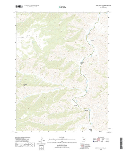 Steer Ridge Canyon, UT (2020, 24000-Scale) Preview 1