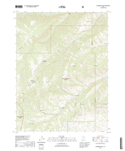 Strawberry Peak, UT (2020, 24000-Scale) Preview 1