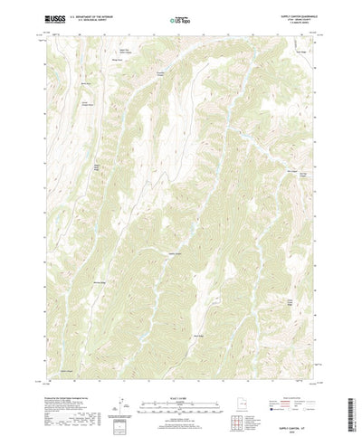 Supply Canyon, UT (2020, 24000-Scale) Preview 1