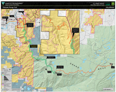 Palisade Plunge Trail Map