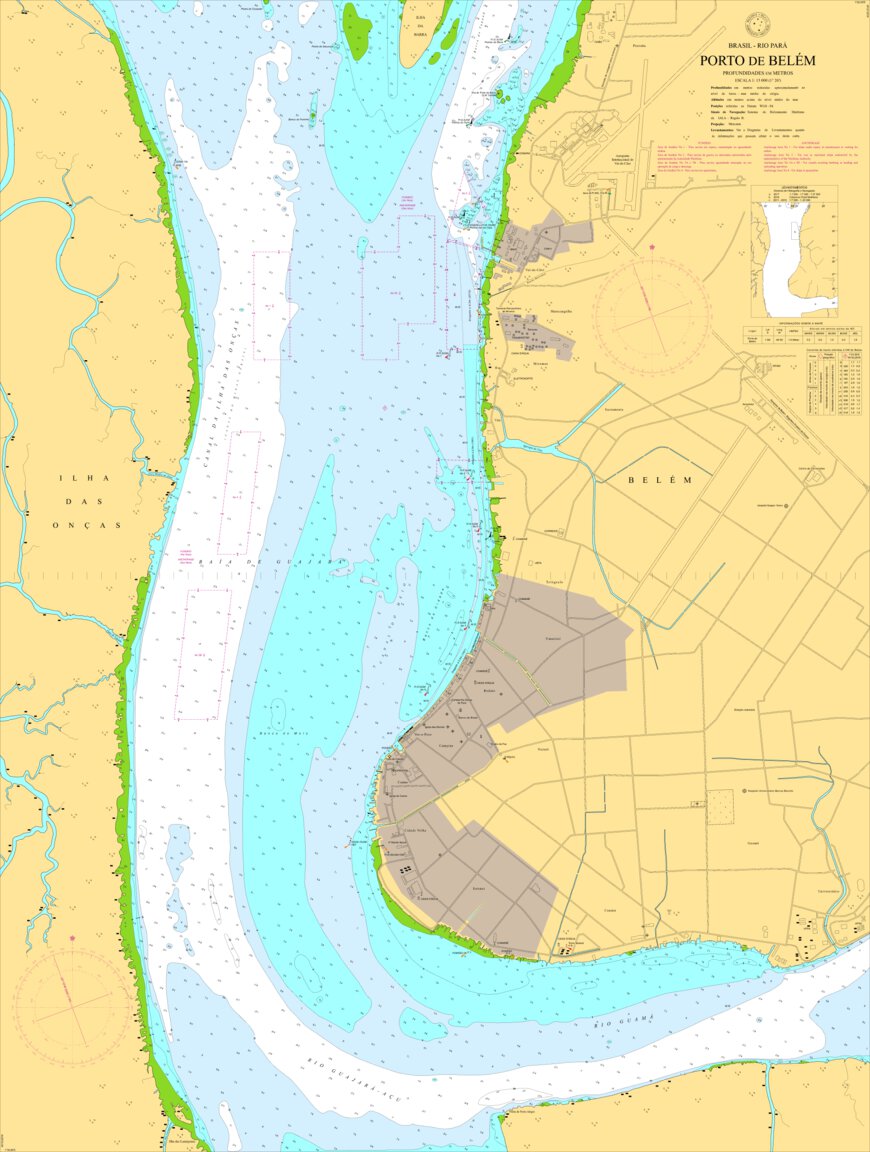 PORTO DE BELÉM (320) Map by Centro de Hidrografia da Marinha