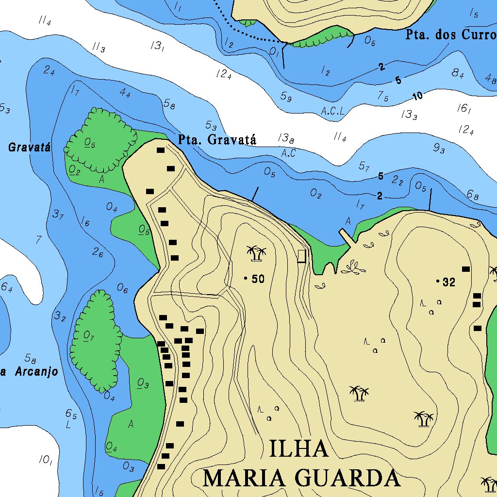 PORTO DE MADRE DE DEUS (1105) Map by Centro de Hidrografia da Marinha