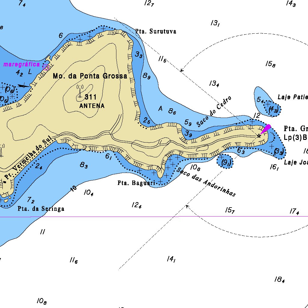 Carta Náutica 1635 Ubatuba Da Ilha Das Couves Ilha Do Mar Virado - Velamar  Náutica