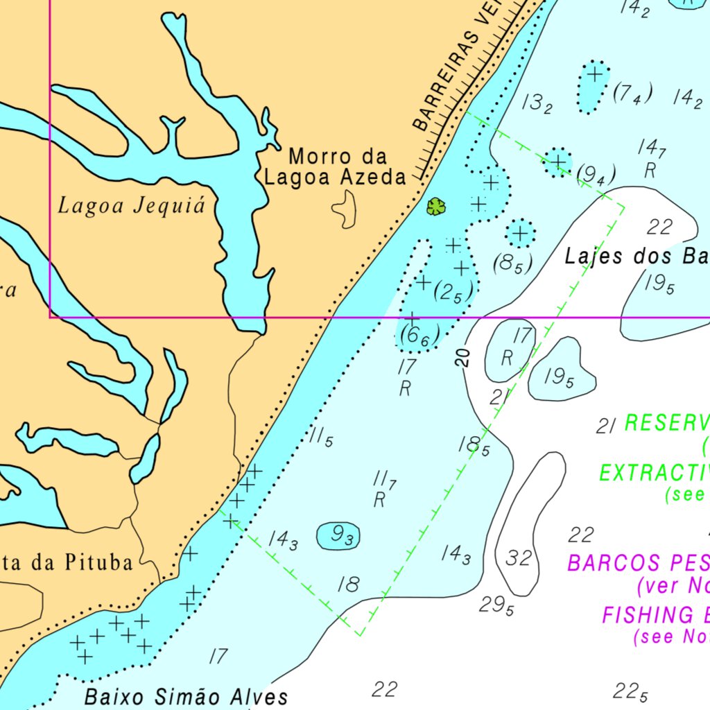 Carta náutica n° 1508/Centro de Hidrografia da Marinha/Marinha do