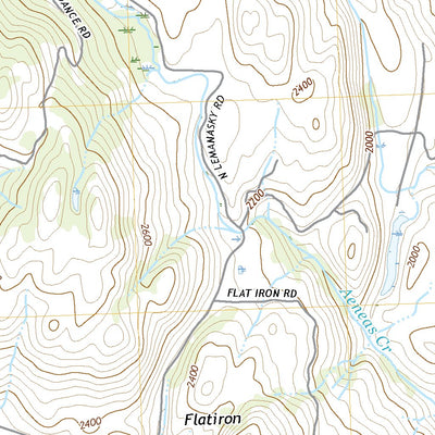 Aeneas Lake, WA (2020, 24000-Scale) Preview 2