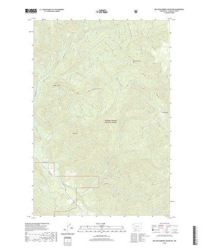 Big Huckleberry Mountain, WA (2020, 24000-Scale) Preview 1