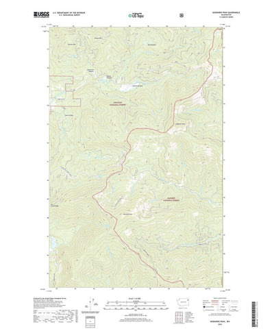 Goddards Peak, WA (2020, 24000-Scale) Preview 1