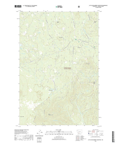 Little Huckleberry Mountain, WA (2020, 24000-Scale) Preview 1