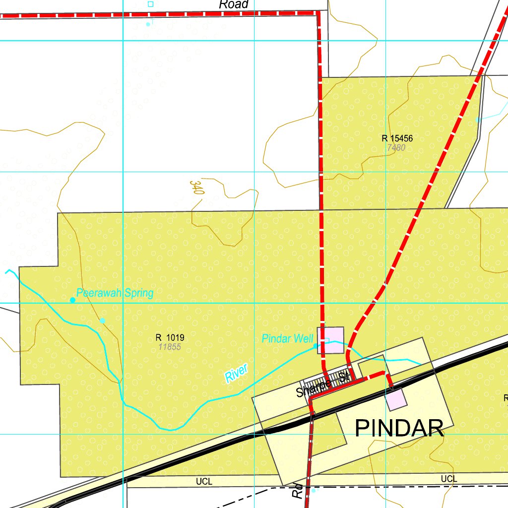 COG Series Map 2041-23: Nangerwalla and Pindar by Western Australia ...