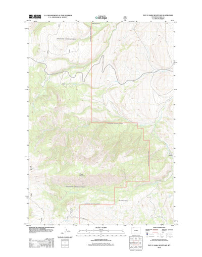 Pat O' Hara Mountain, WY (2012, 24000-Scale) Preview 1
