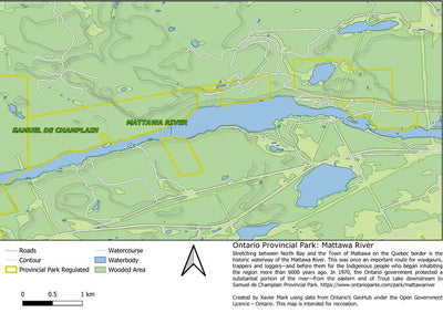 Ontario Nature Reserve: Mattawa River Map Bundle