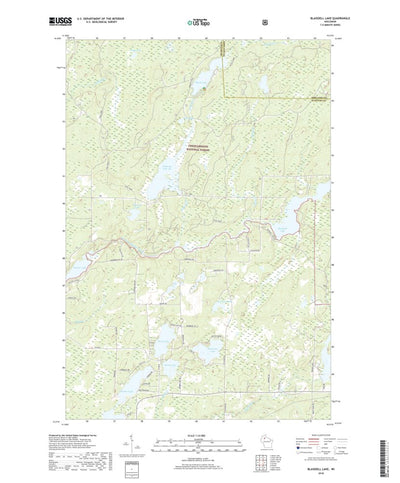 Blaisdell Lake, WI (2018, 24000-Scale) Preview 1
