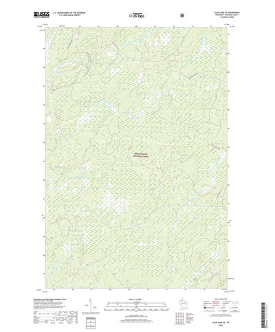 Clam Lake SE, WI (2018, 24000-Scale) Preview 1