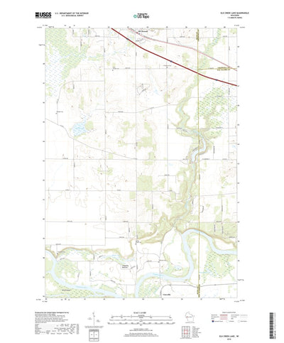 Elk Creek Lake, WI (2018, 24000-Scale) Preview 1