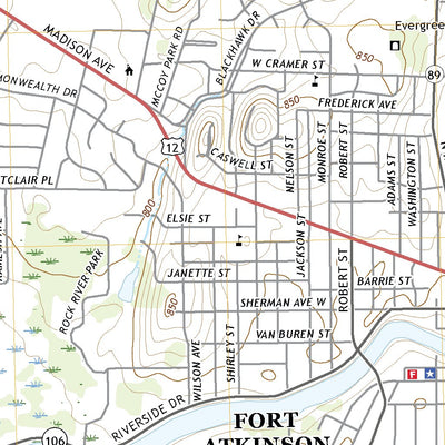 Fort Atkinson, WI (2018, 24000-Scale) Preview 3