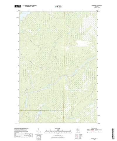 Nw Map Scale Kennan NW, WI (2018, 24000-Scale) Map by United States Geological ...
