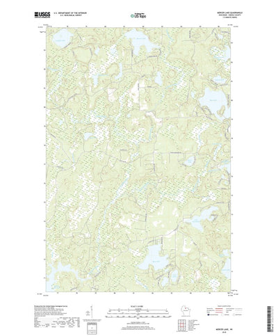Mercer Lake, WI (2018, 24000-Scale) Preview 1