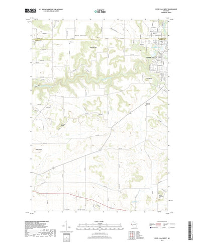 River Falls West, WI (2018, 24000-Scale) Preview 1