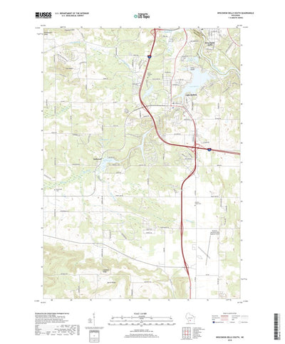 Wisconsin Dells South, WI (2018, 24000-Scale) Preview 1