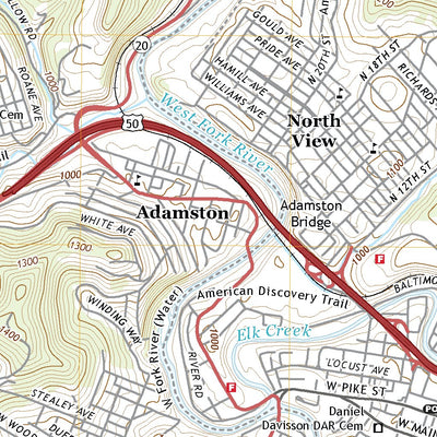 Clarksburg, WV (2019, 24000-Scale) Preview 3