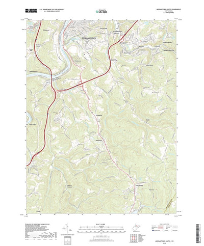 Morgantown South, WV (2019, 24000-Scale) Preview 1