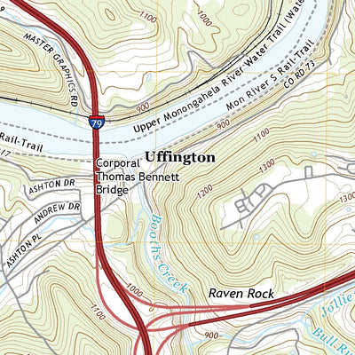 Morgantown South, WV (2019, 24000-Scale) Preview 3