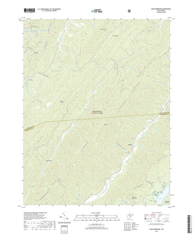 Lake Sherwood, WV (2019, 24000-Scale) Preview 1