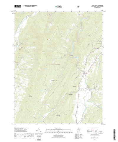 Upper Tract, WV (2019, 24000-Scale) Preview 1