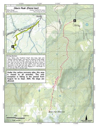 Glacis Peak (Detnii bet) Trail