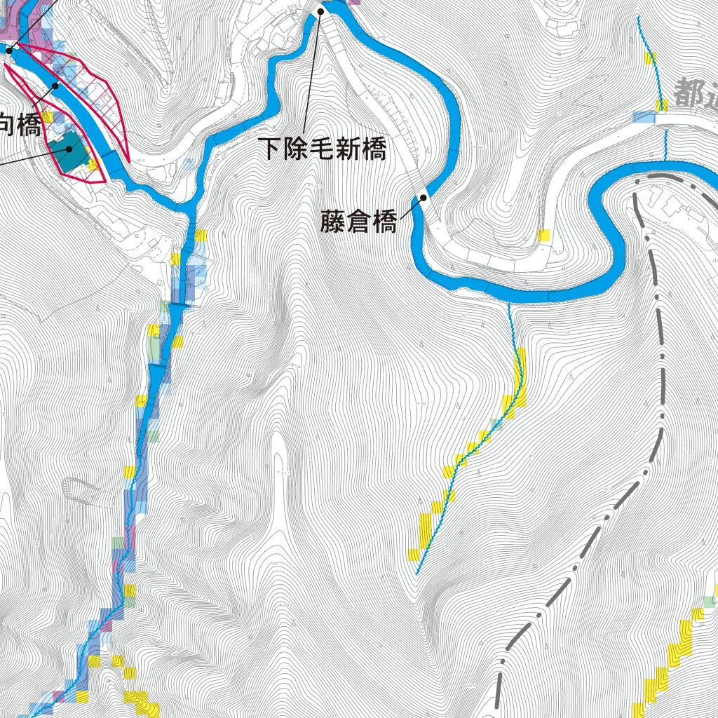 檜原村洪水ハザードマップ 小岩・笹久保地区 Map by Kokudochizu CO