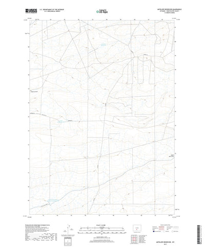 Antelope Reservoir, WY (2017, 24000-Scale) Preview 1
