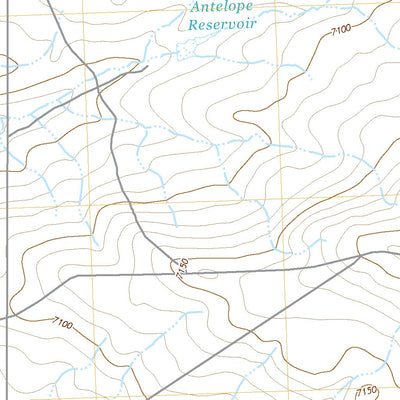 Antelope Reservoir, WY (2017, 24000-Scale) Preview 3
