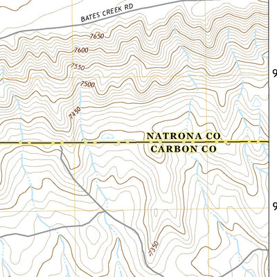 Bates Creek Reservoir, WY (2018, 24000-Scale) Preview 3