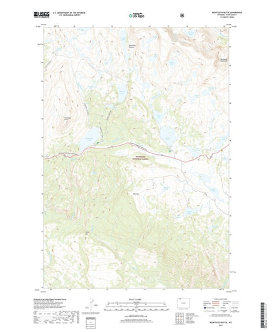 Beartooth Butte, WY (2017, 24000-Scale) Preview 1